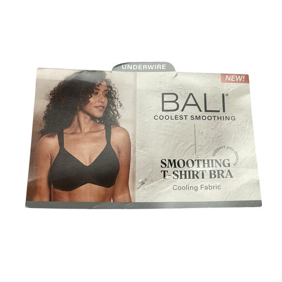 Bali Bra Womens Size 38DD Coolest Smoothing Underwire T-Shirt Bra DF4580 Purple - Picture 8 of 9